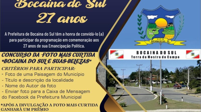 Concurso "Bocaina do Sul e suas Belezas"