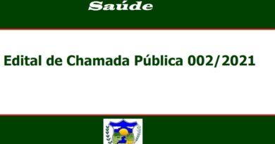 Chamada Pública 002/2021
