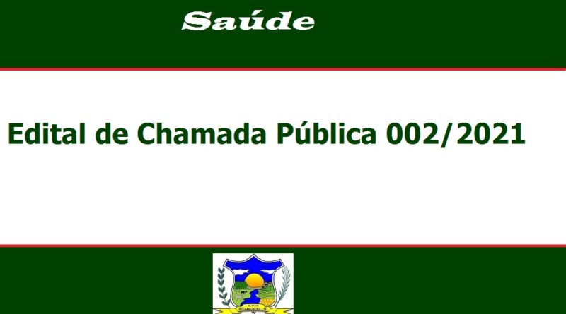 Edital De Chamada PÚblica 0022021 Prefeitura De Bocaina Do Sul 7977