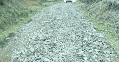 Vários trabalhos de melhorias aconteceram nas estradas do município.