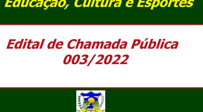 Edital De Chamada Pública 0032022 Prefeitura De Bocaina Do Sul 6737