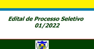 Acompanhe em anexo o Edital do primeiro Processo Seletivo do ano de 2022.