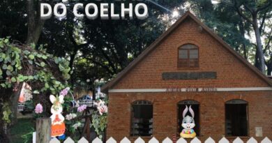 Projeto Casa do Coelho levou alegria para as crianças de Bocaina do Sul.