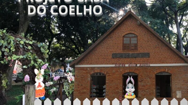 Projeto Casa do Coelho levou alegria para as crianças de Bocaina do Sul.