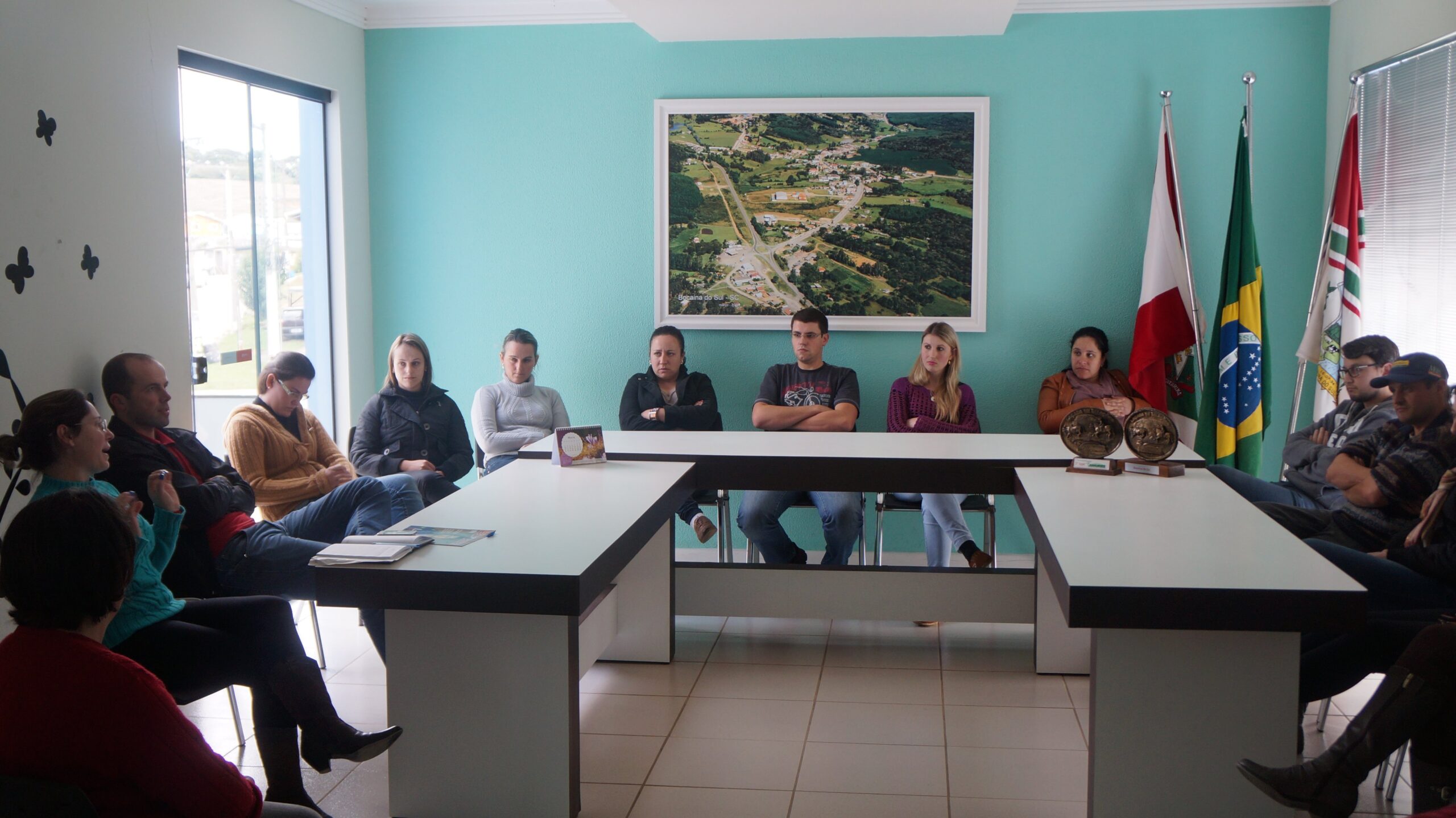 Reunião servidores paço municipal