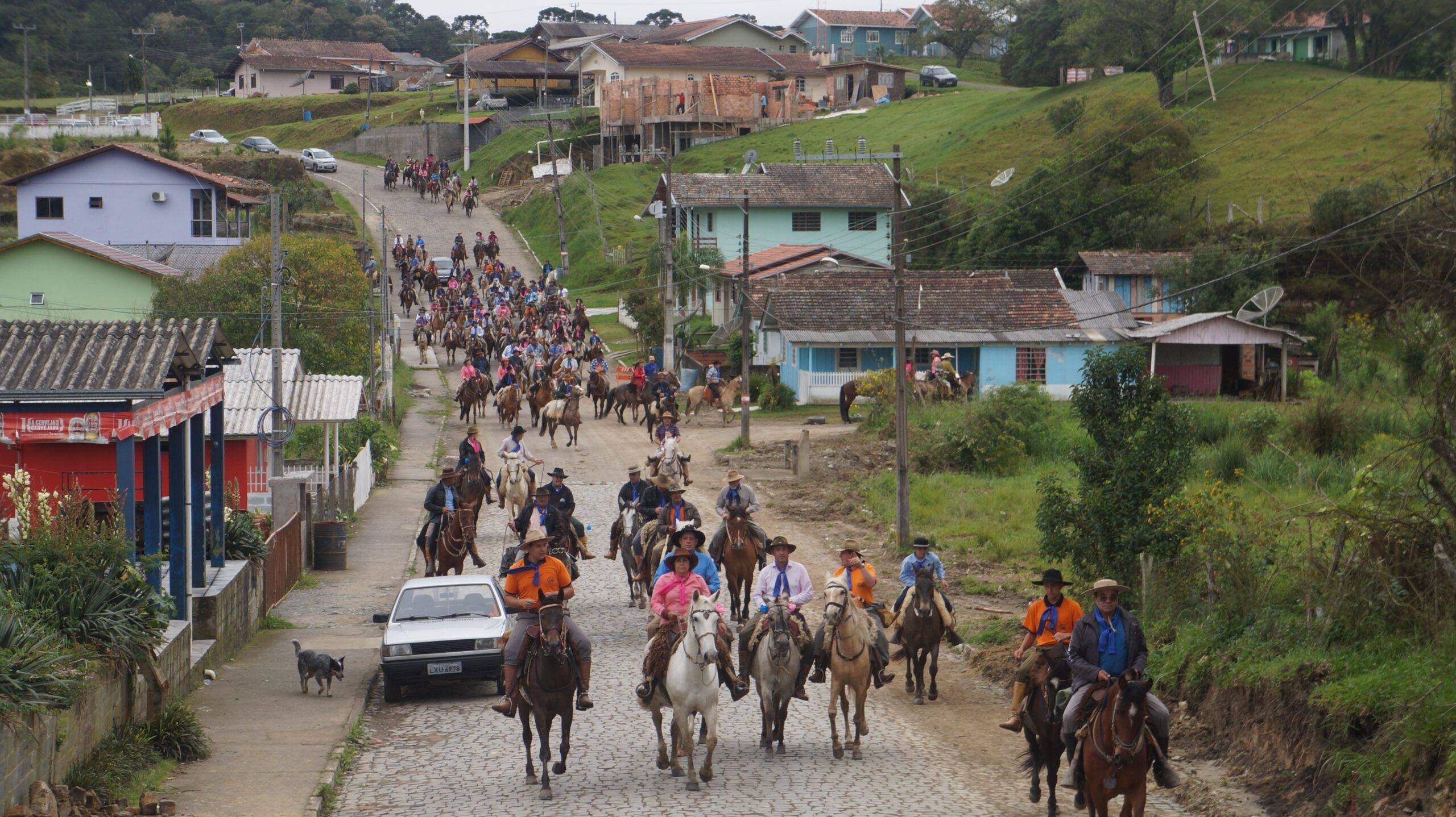 Cavalgada a galope pela saúde