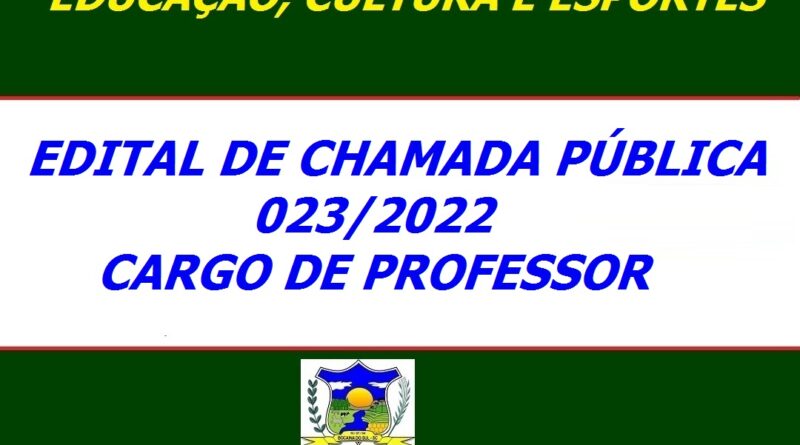 Oportunidade de emprego para Professores.