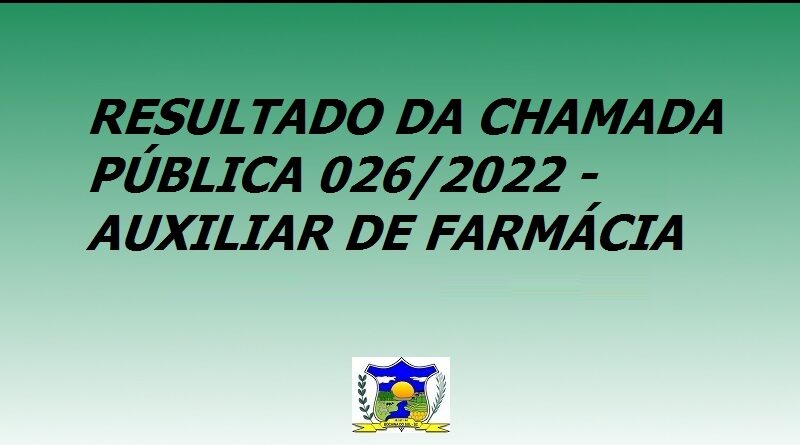 Divulgação Do Resultado Da Chamada Pública 0262022 Prefeitura De Bocaina Do Sul 6607