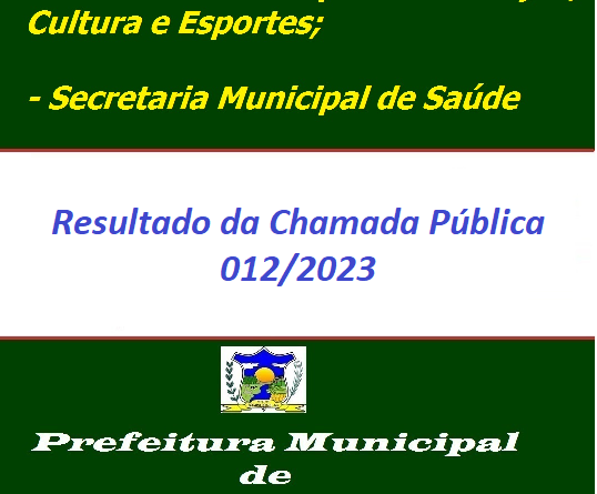 Resultado Da Chamada Pública Edital Nº 122023 Prefeitura De Bocaina Do Sul 1356