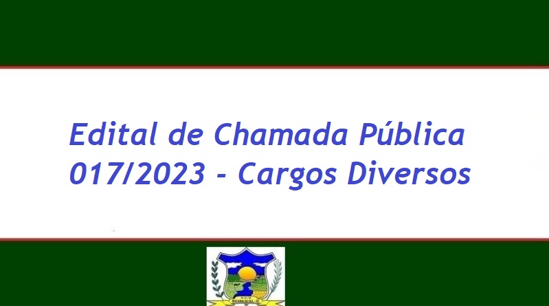 Divulgação De Chamada Pública 0172023 Cargos Diversos Prefeitura De Bocaina Do Sul 4875